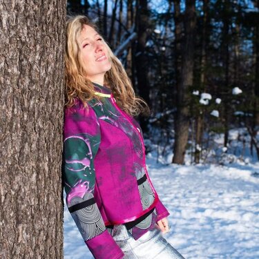 Blazer mit Stehkragen Imogen Gr. 34-46 Schnittmuster - Nähen