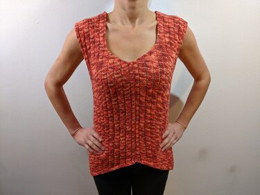 Strickanleitung Wellenmuster Shirt - Bild 3