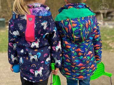 Softshelljacke FRÜHLINGSFIEBER Gr. 86-164 PDF Schnittmuster - Nähen