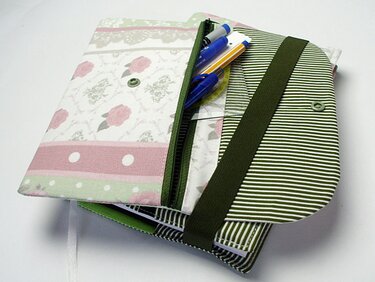 Nähanleitung Büro-Set "Terminplanerhülle & Stiftemäppchen"