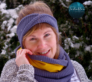 Anleitung & Schnittmuster - Blaumütz - Blauer Hipster - Blaues Herz - - Nähen