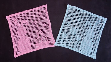 Deckchen Tischset Osterfreuden Häkelanleitung