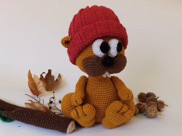 Beaver. Crochet pattern