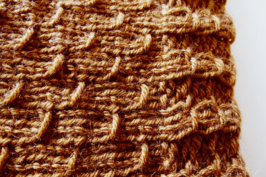 Cowl knitting pattern "Coffee Beans"