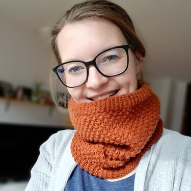 Knitting Pattern Loop Snowflakes