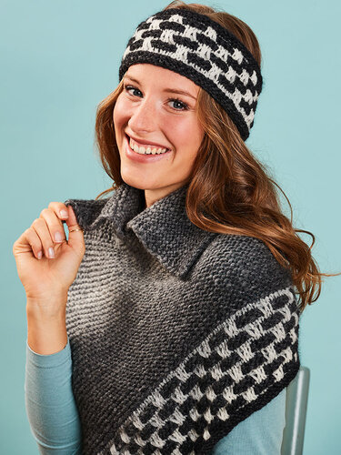 SCHALKRAGEN MIT STIRNBAND PATAN - Bild 8