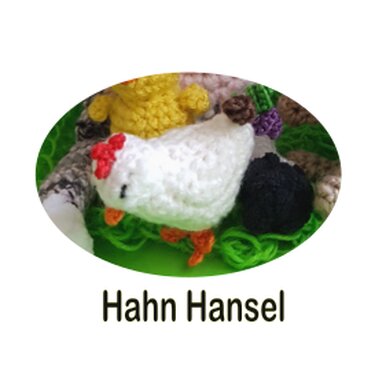 Häkelanleitung Hahn Hansel