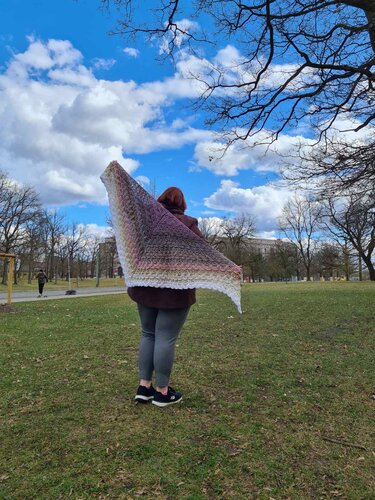 Anleitung Dreieckstuch Schwesterseele - Häkeln