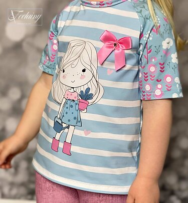 Basic Raglanshirt NINO Gr. 62 - 176 - Bild 9