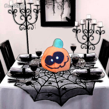 Halloween Dekoration Kürbis mit einem Lächeln - Häkeln