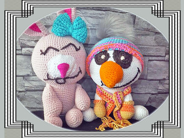 Frühling trifft Winter - Amigurumi Häkelanleitung