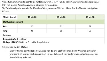 Fin Baby Shirt – Buttoned Shoulder Shirt EU 44–98 / US 0–3T - Sewing