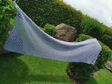 Häkelanleitung Stola Sömmerwinden luftig leichter Schal