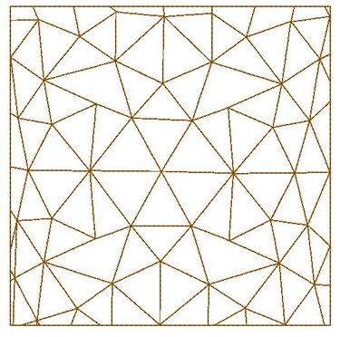 Design Dreieck voll flächige Stickdatei zum Stoff besticken