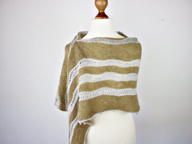 Knitting pattern shawl "Najaden"