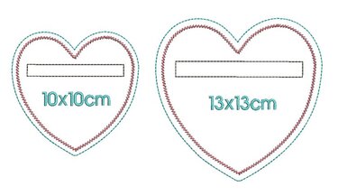 ITH Stickdatei blanko Hüllen Schokohüllen Wunscherfüller Gutscheinhülle - Sticken
