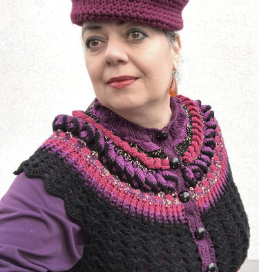 Tolle  Weste "Tichuana" - Häkeln