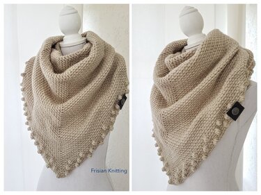 Crochet Pattern Bubble Shawl //