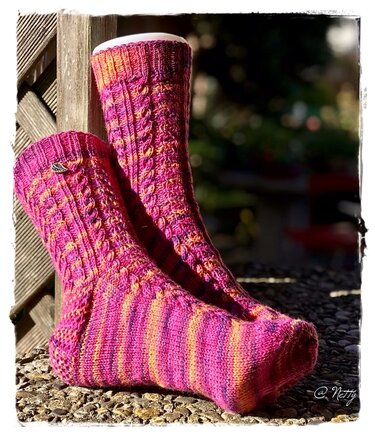 Sockenmuster "Rustikana" - Stricken