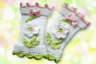 Stulpen für kleine Mädchen - Stricken