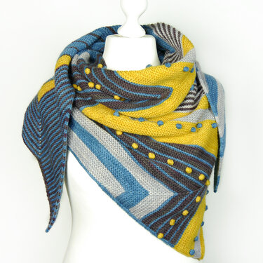Shawl POTZBLITZ knitting pattern