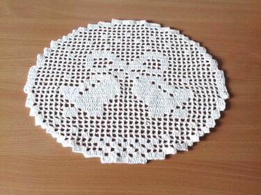 Häkelanleitung für Platzdeckchen # Glöckchen " Weihnachten