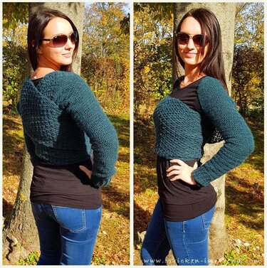 Häkelanleitung für Ärmelschal / Kombischal / Loop | RoundAbout #1 - Bild 4