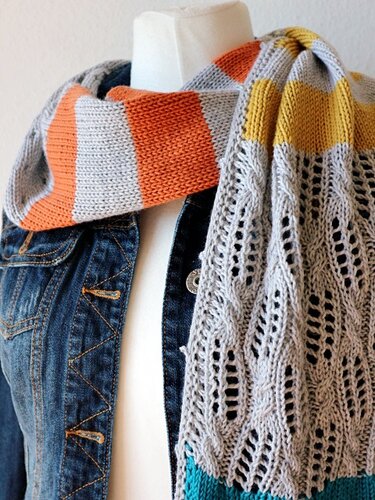 Strickanleitung Stola "Mix it up"