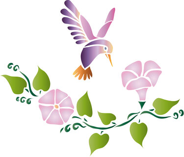 Floral Stencil Motifs - Crafts