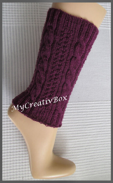 Beinstulpen "Bailys" -14J. - Erwachsene - Strickanleitung