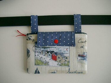 Nähanleitung Gürteltasche mit Reißverschluss