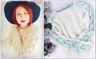 Strickanleitung Pullover ++ Kuschelweich ++ Gr: XS, S, M, L,