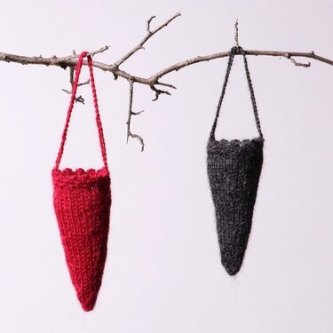 Cone Ornament - Knitting