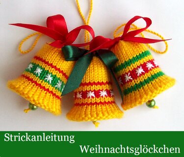 088DE Strickanleitung Weihnachtsglöckchen - PDF Zabelina CP