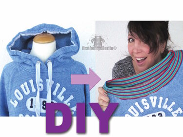 DIY Hoodie To Sweater mit Videonähanleitung von firstloungeberlin