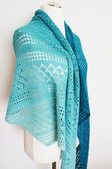 Leonora Wrap - Full reversible - Knitting