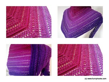 winter wings a cozy shawl - Crochet