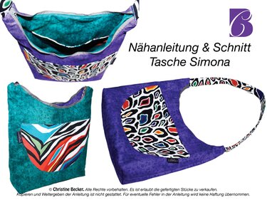 E-Book Schnittmuster und Nähanleitung Tasche Simona - Bild 2