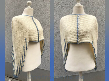 Flügelponcho „ENGELSGLEICH“ - Häkeln