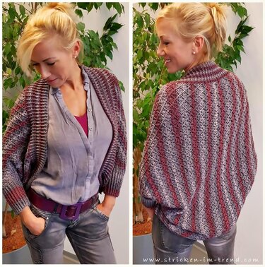 Crochet Pattern Vest / Cocoon Cardigan in All Sizes | Shrug #5 Ulli's