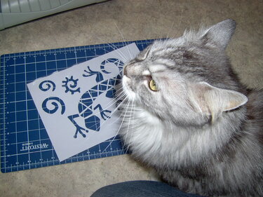 Schablonen selbst herstellen - Basteln