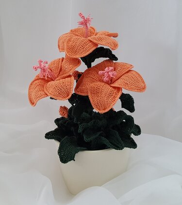 Hibiskus - Häkelanleitung