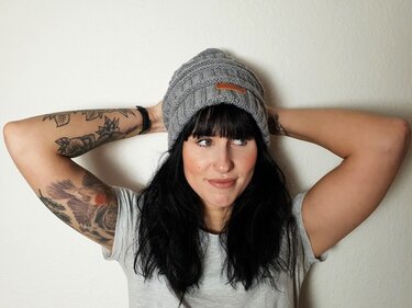 137 Set Strickanleitungen Wurm Longbeanie, Schlauchschal und Beinstulpen - Bild 2