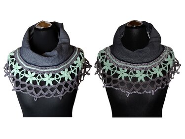 Reflektierender Cowl "Lucidus" - Häkeln