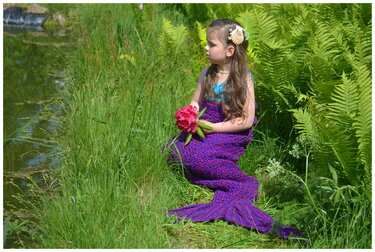 - AQUARIA - Meerjungfrauen Decke, in 12 Größen häkeln, super für Anfänger, Flossendecke, Meerjungfrau