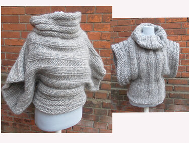 Anleitung für Strickpullover, Wendepullover, unisex - Stricken