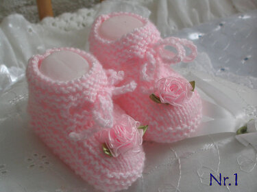 Strickanleitung Babyschuhe Gr. 50 und 56