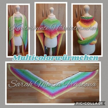 Multicolorwürmchen - Häkeln