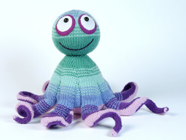 Kuddel Krakowski, knitting pattern octopus