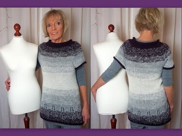 Strickanleitung Tunika, Kleid, RVO